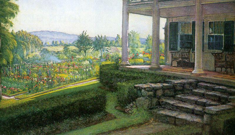 Walter I Cox The Front Porch France oil painting art
